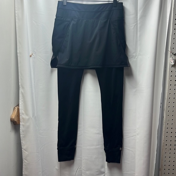 Athleta Pants - Athleta Women’s Black High Rise Fleece Chaturanga 2 in 1 Tight- S